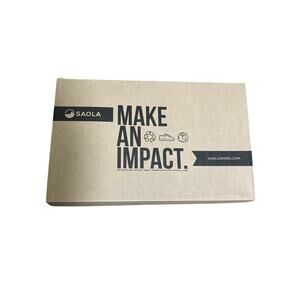 NIB Men's Saola Tsavo Charcoal Sneakers Sz 11